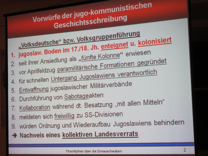Titos Mythen über die Donauschwaben